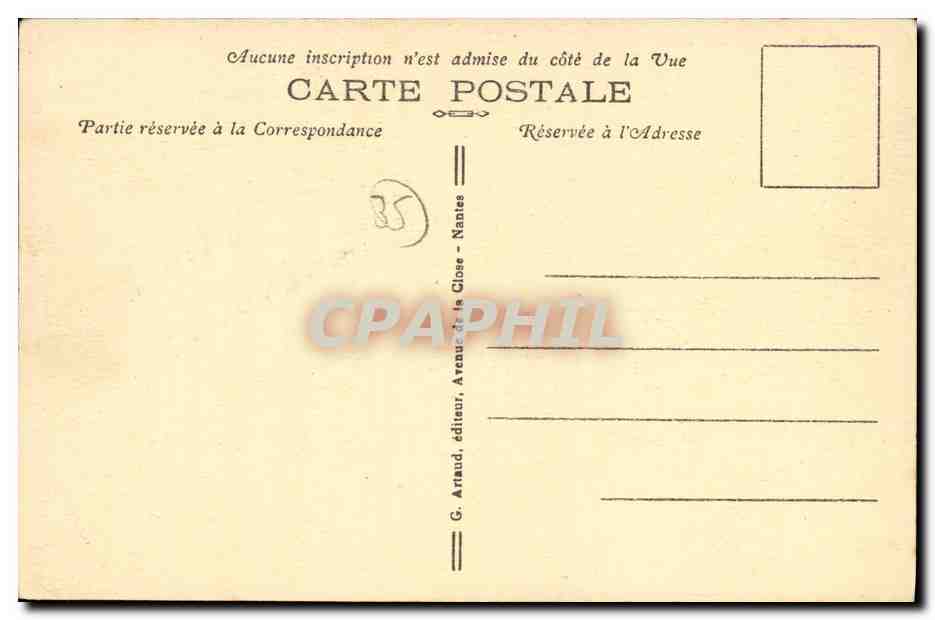 Montfort-sur-Meu — Monument aux Morts pour la Patrie — G. Artaud, éditeur — Verso