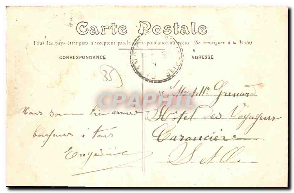 CPA Montfort Sur Meu Pensionnat St Lazare — Verso