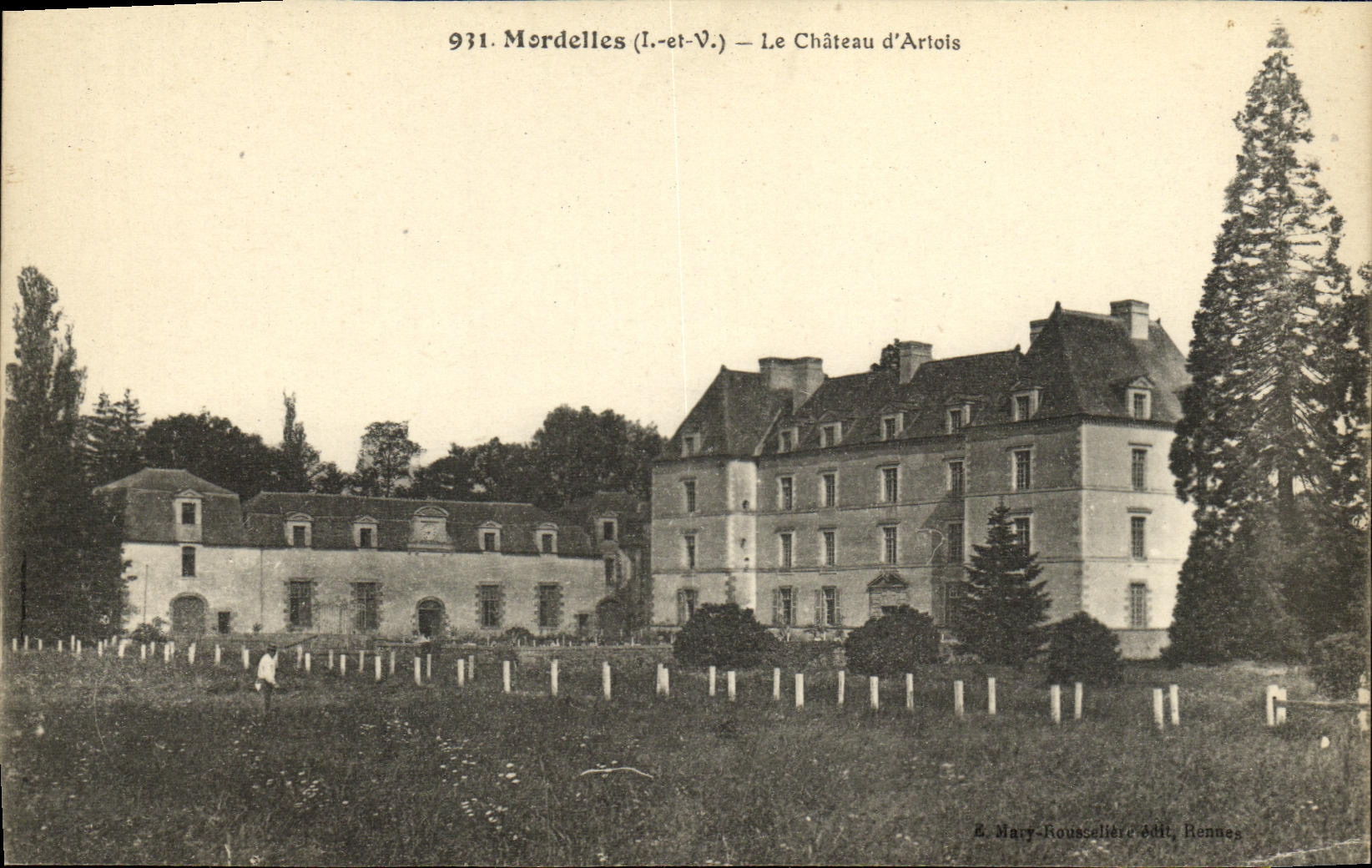 CPA Mordelles Chateau Le Chateau d Artois