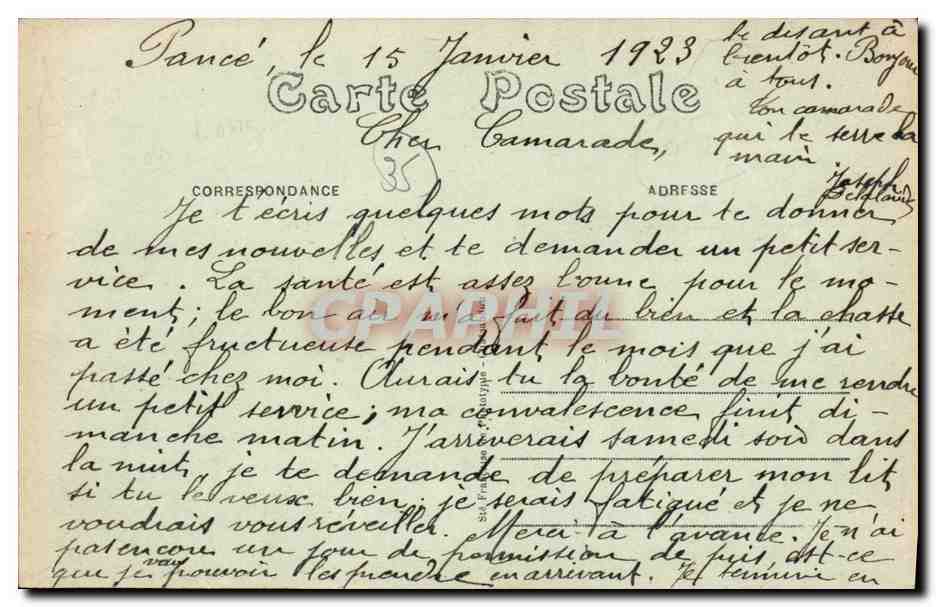 Pancé (I.-&-V.) — Les Ruines du Château du Frétais — Éditeur : Lainière-Éditeur, Rennes, n° 495 — Rückseite