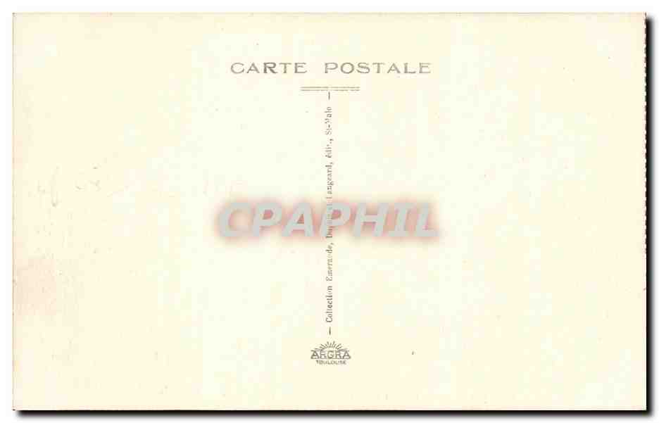 Paramé — Le Casino et le Grand Hôtel — Éditeur Archra, Tbilissi — Rückseite