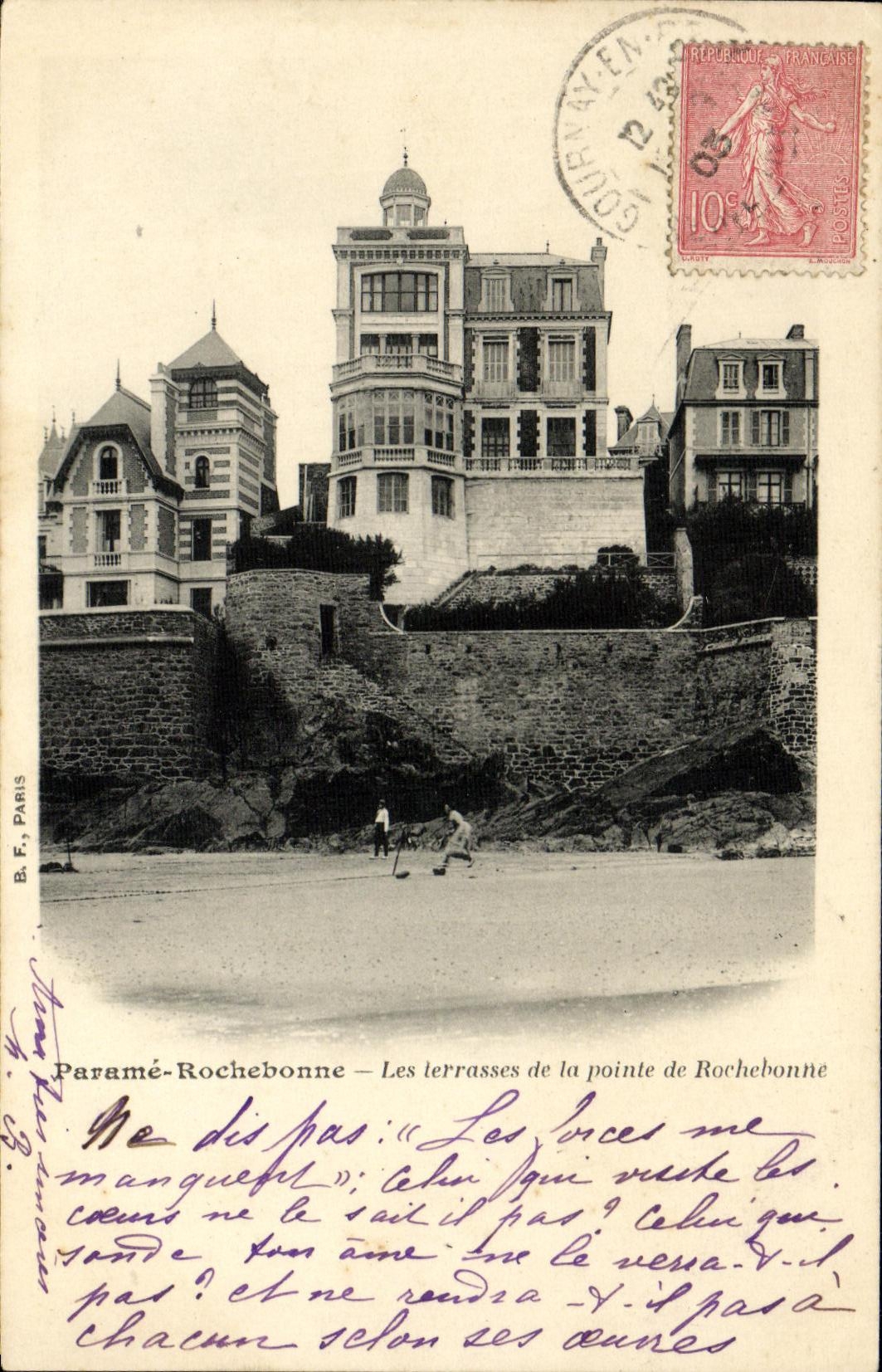 Les terrasses de la pointe de Rochebonne — Gourmay — n° de série non visible