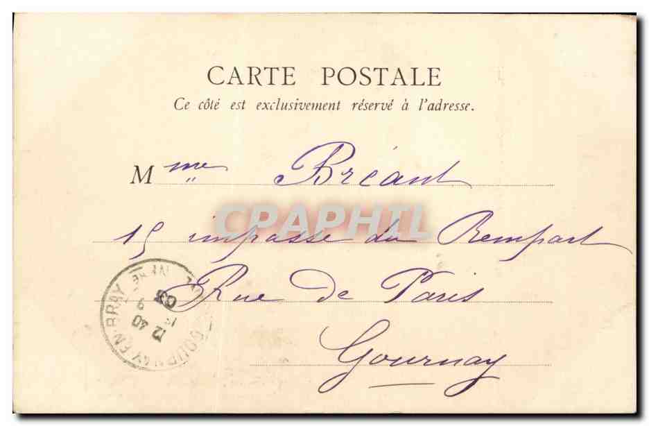 Les terrasses de la pointe de Rochebonne — Gourmay — n° de série non visible — Reverso