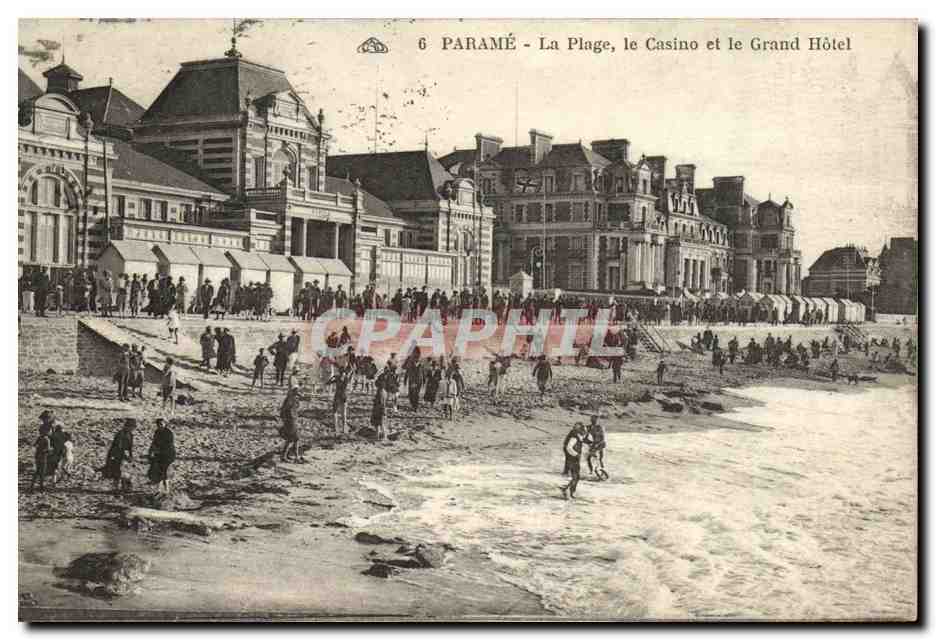 CPA Parame La Plage le Casino et le Grand Hotel