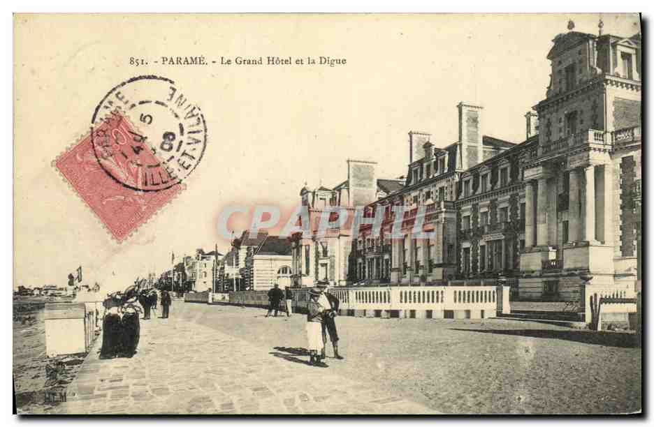 CPA Parame Le Grand Hotel et la Digue