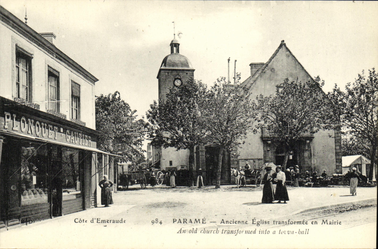 Paramé — Antigua Iglesia transformada en Ayuntamiento — Côte d’Emeraude, n°984