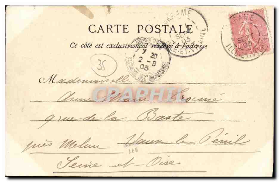 CPA Parame Une Partie de la Plage Femme et enfant — Rückseite