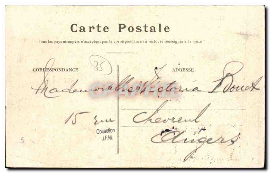 CPA Parame Une Partie de la Digue — Rückseite