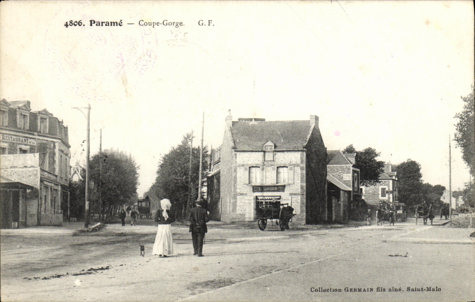 Paramé — Coupe-Gorge — G.F. — Collection Germain fils, Saint-Malo