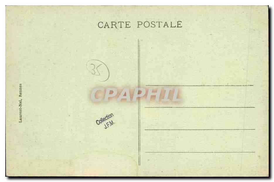 CPA Parame La Digue et la Pensien Guy — Rückseite