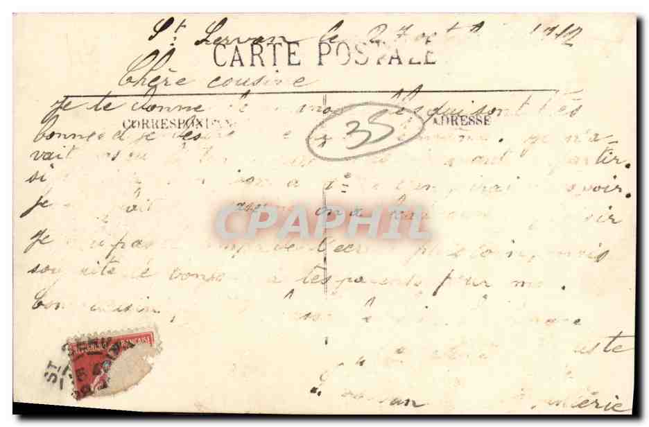 Paramé — Le Casino et le Grand Hôtel — LL. — Verso