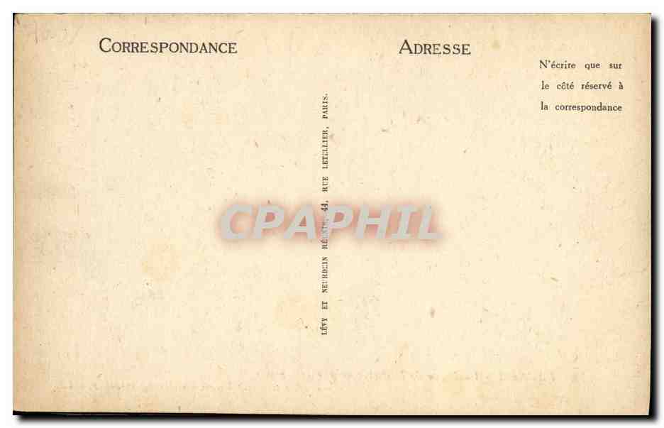 Paramé - La Digue de Rochebonne par gros temps — LL, n°54 — Verso