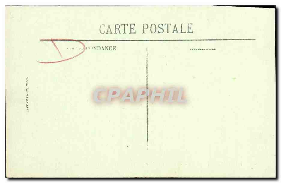 CPA Parame Le Casino a L Heure du Bain — Rückseite