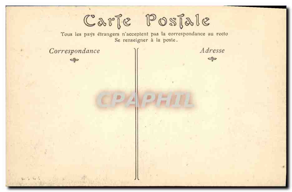 CPA Parame La Mairie et la Place — Rückseite