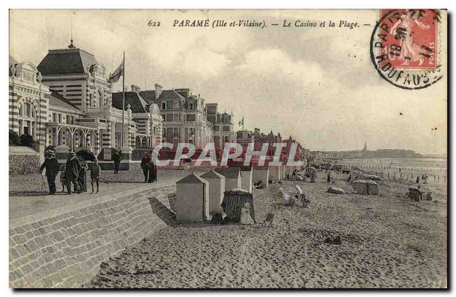 CPA Parame Le Casino et la Plage