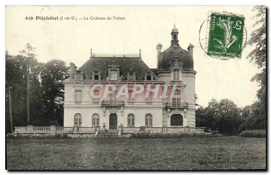 CPA Plechatel Le Chateau de Trelan