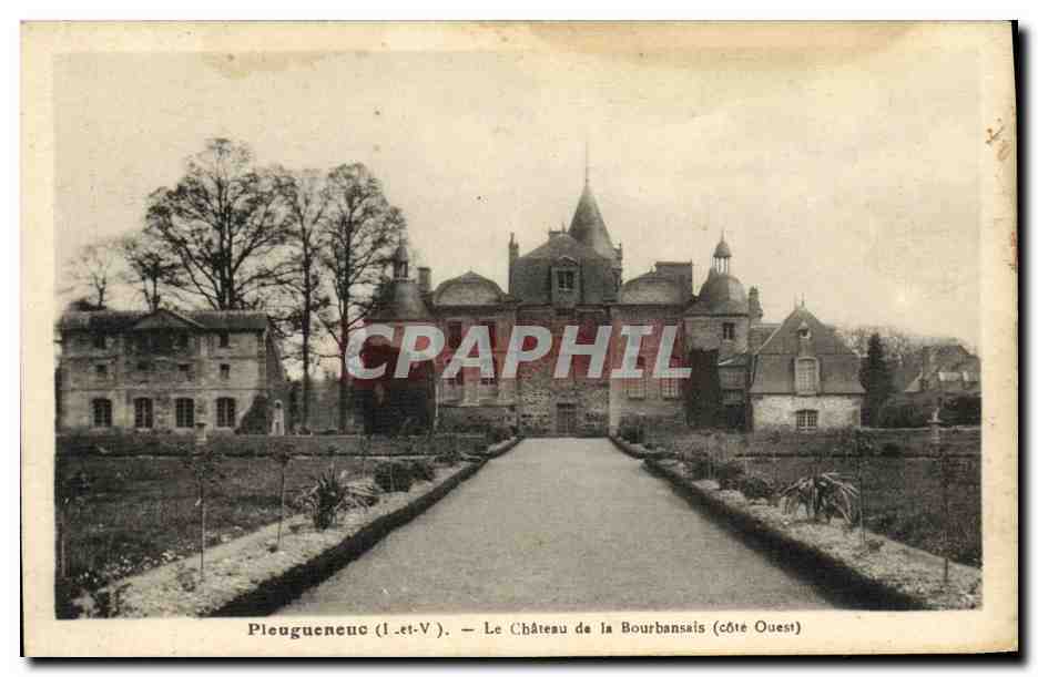 CPA Pleugueneuc Le Chateau de la Bourbansais 