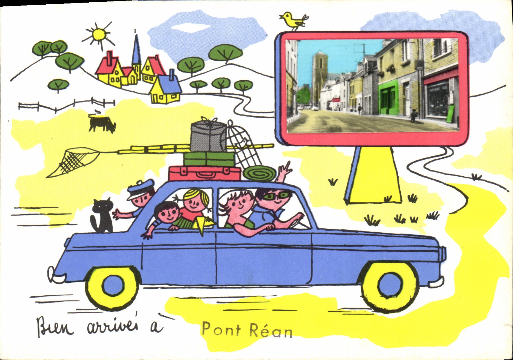 Pont-Réan — arrivée en voiture — éditeur non visible