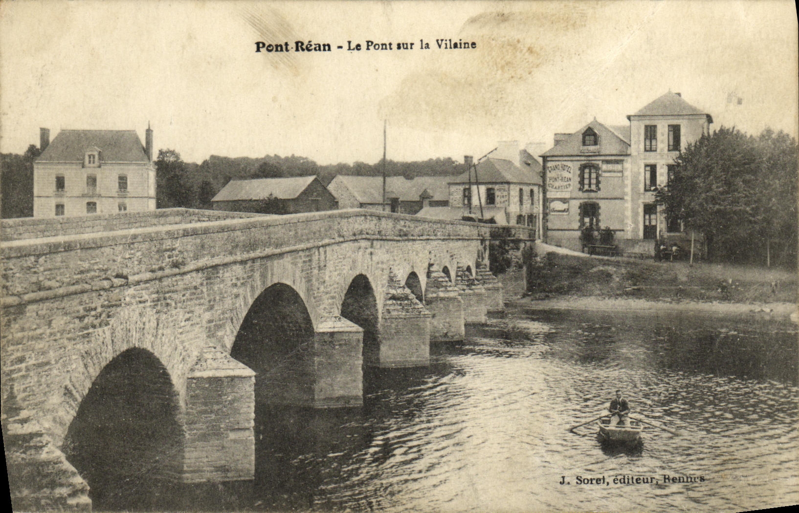 CPA Environs de Rennes Pont Rean Le Pont sur la Vilaine