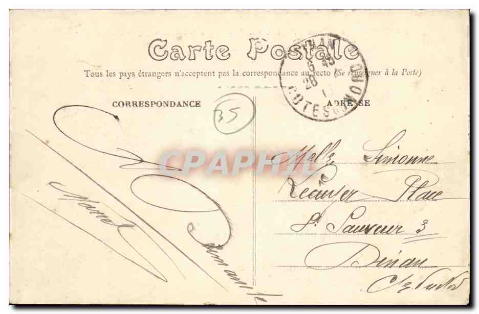 Environs de Rennes - Pont-Réan — La Courbe du Boël et le Pont du Chemin de fer — Marphou, photographe à Rennes — Verso