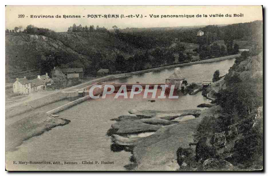 Environ de Rennes - Pont-Rénan (Il-et-V.) - Vue panoramique de la vallée du Boël
