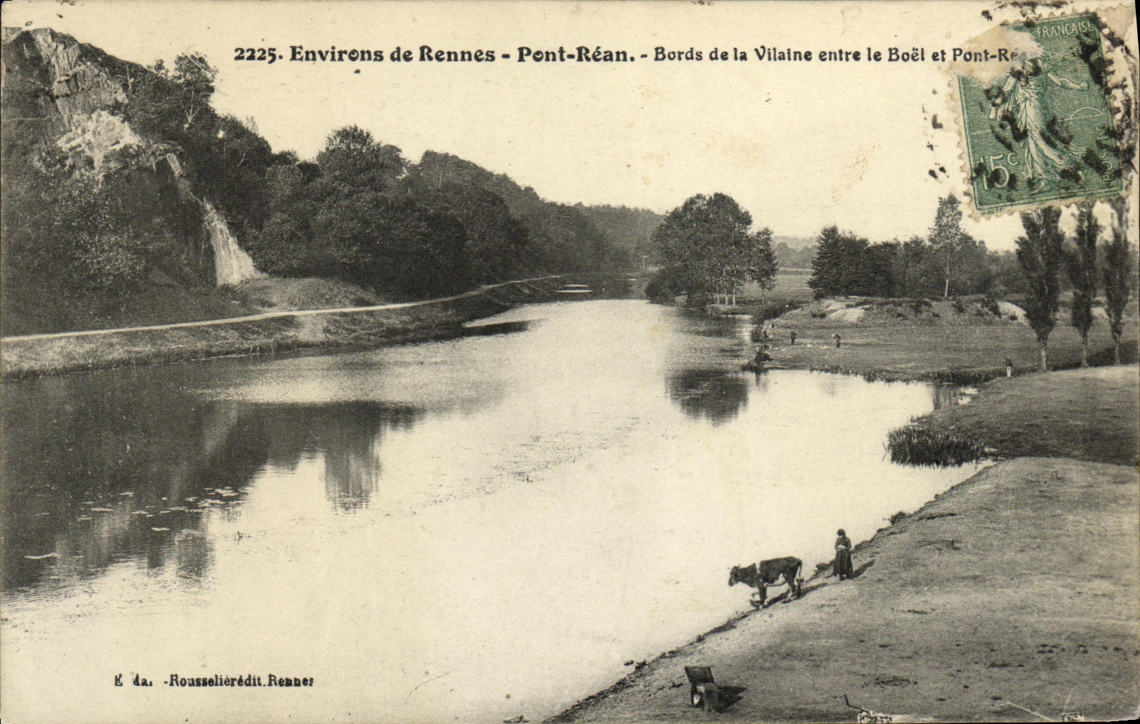 Bords de la Vilaine entre le Boël et Pont-Réan — Environs de Rennes — Rousselier, Rennes