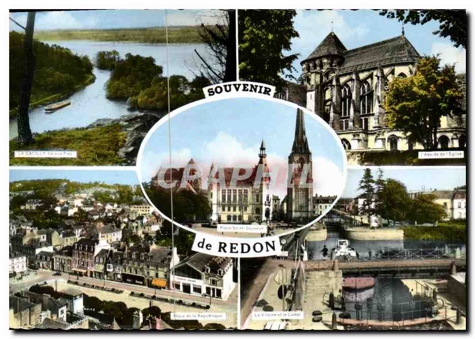 Redon — Souvenir — Éditions Gaby, Nantes