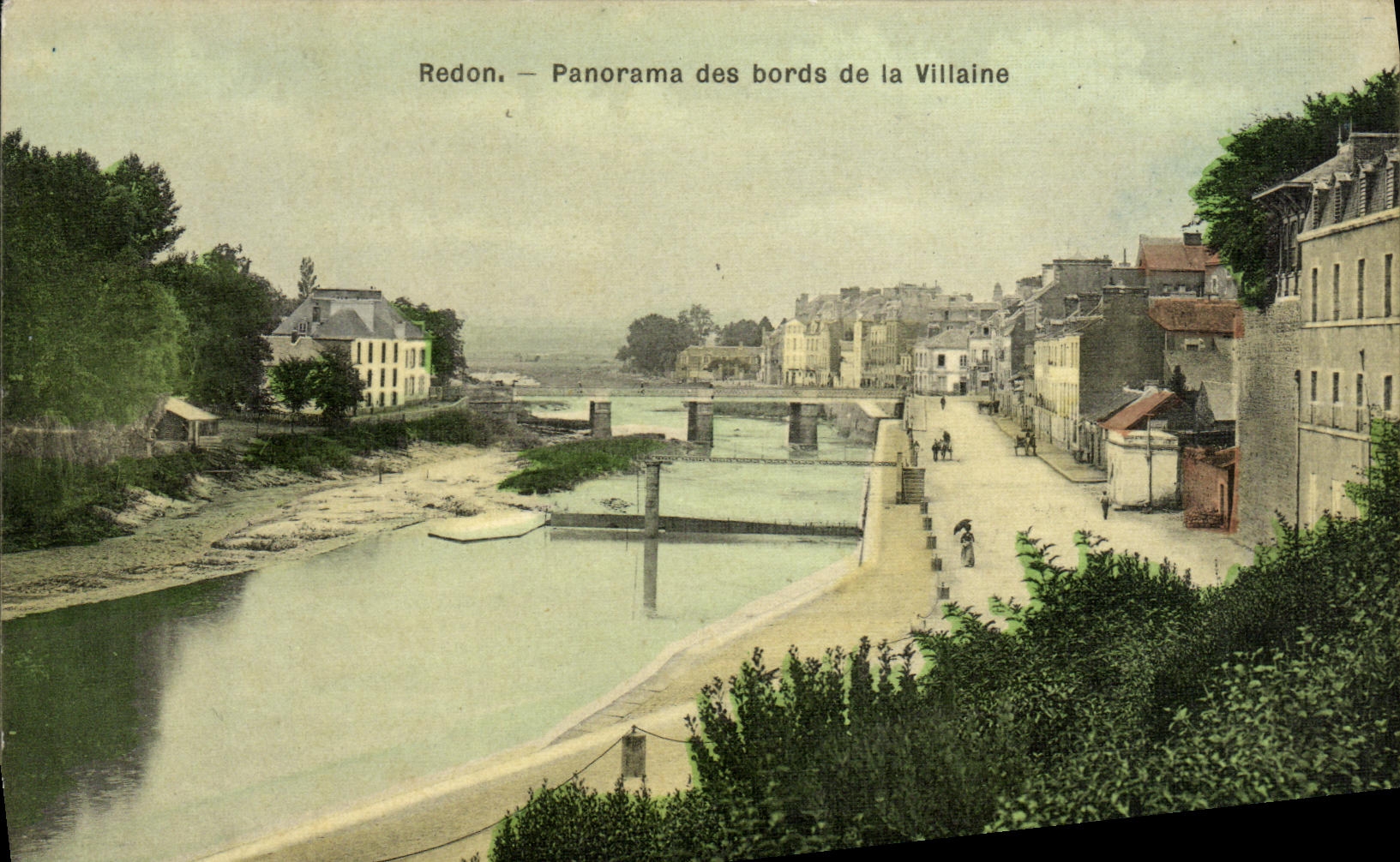 Redon — Panorama des bords de la Villaine — CPAPHIL