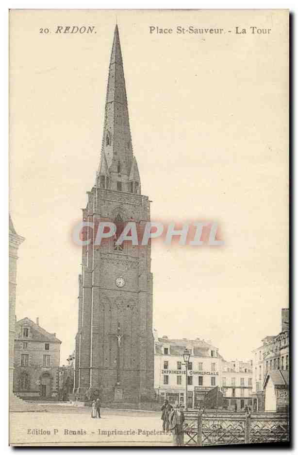 Redon - Place St-Sauveur - La Tour