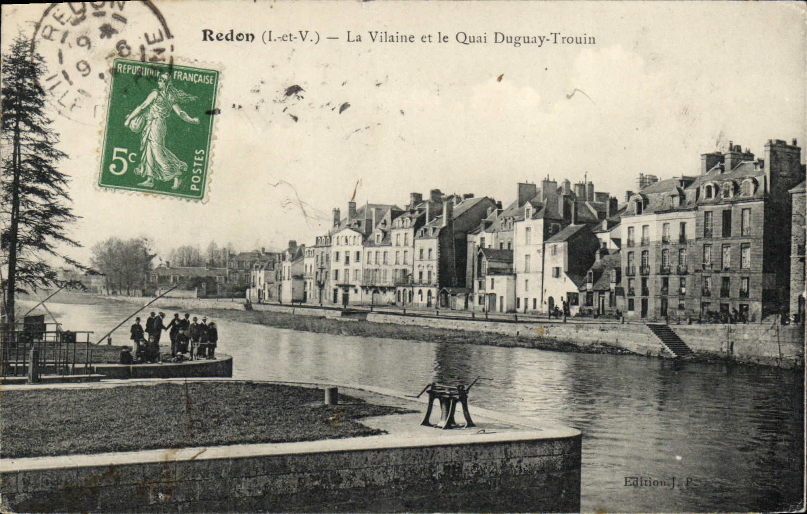 Redon (I.-et-V.) — La Vilaine et le Quai Duguay-Trouin — Edition J.P.