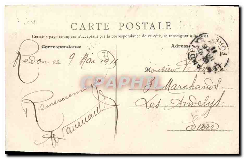 Redon (I.-et-V.) — La Vilaine et le Quai Duguay-Trouin — Edition J.P. — Reverso