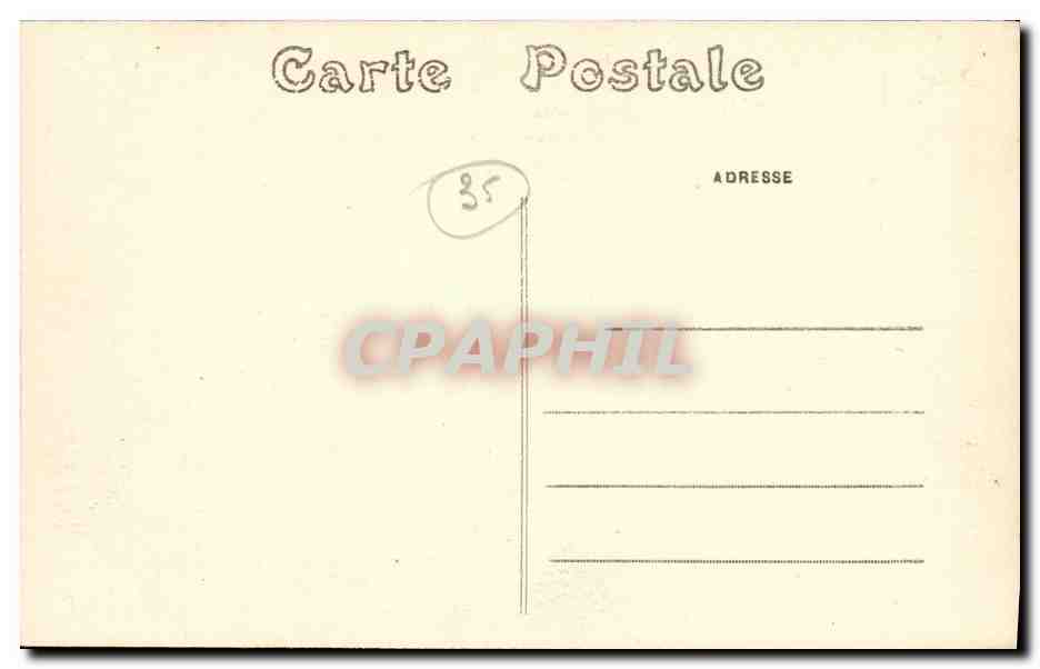 Redon (I.-&-V.) — La Tour, l'Église et la Mairie — Reverso