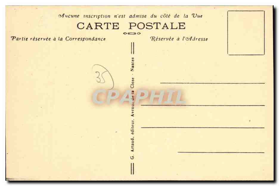 Redon — La Grande-Rue — G. Artaud, éditeur — Verso