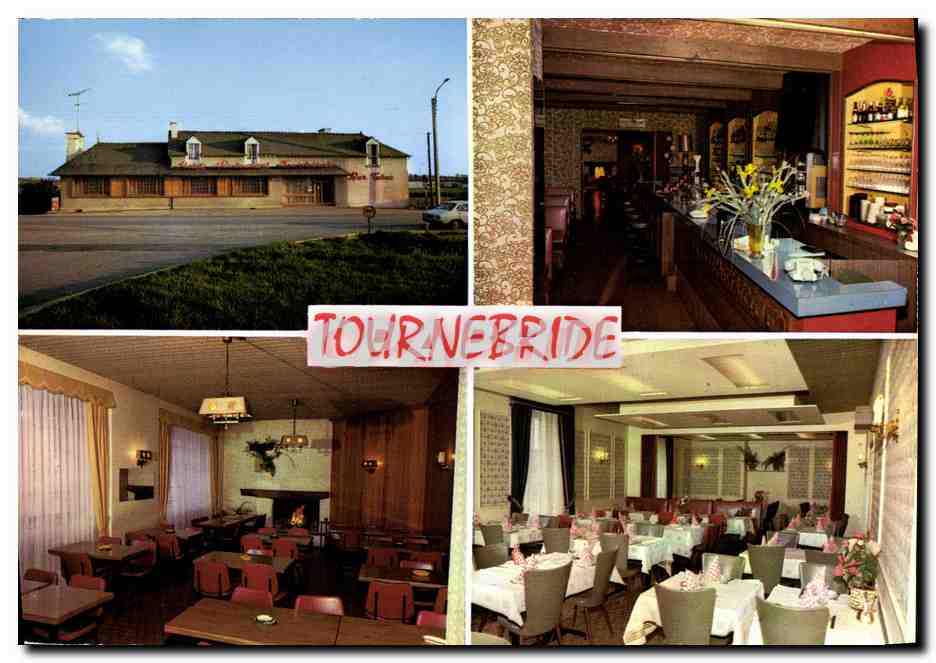 CPM Rennes Tournebride Hotel Restaurant Avenue du General Leclerc