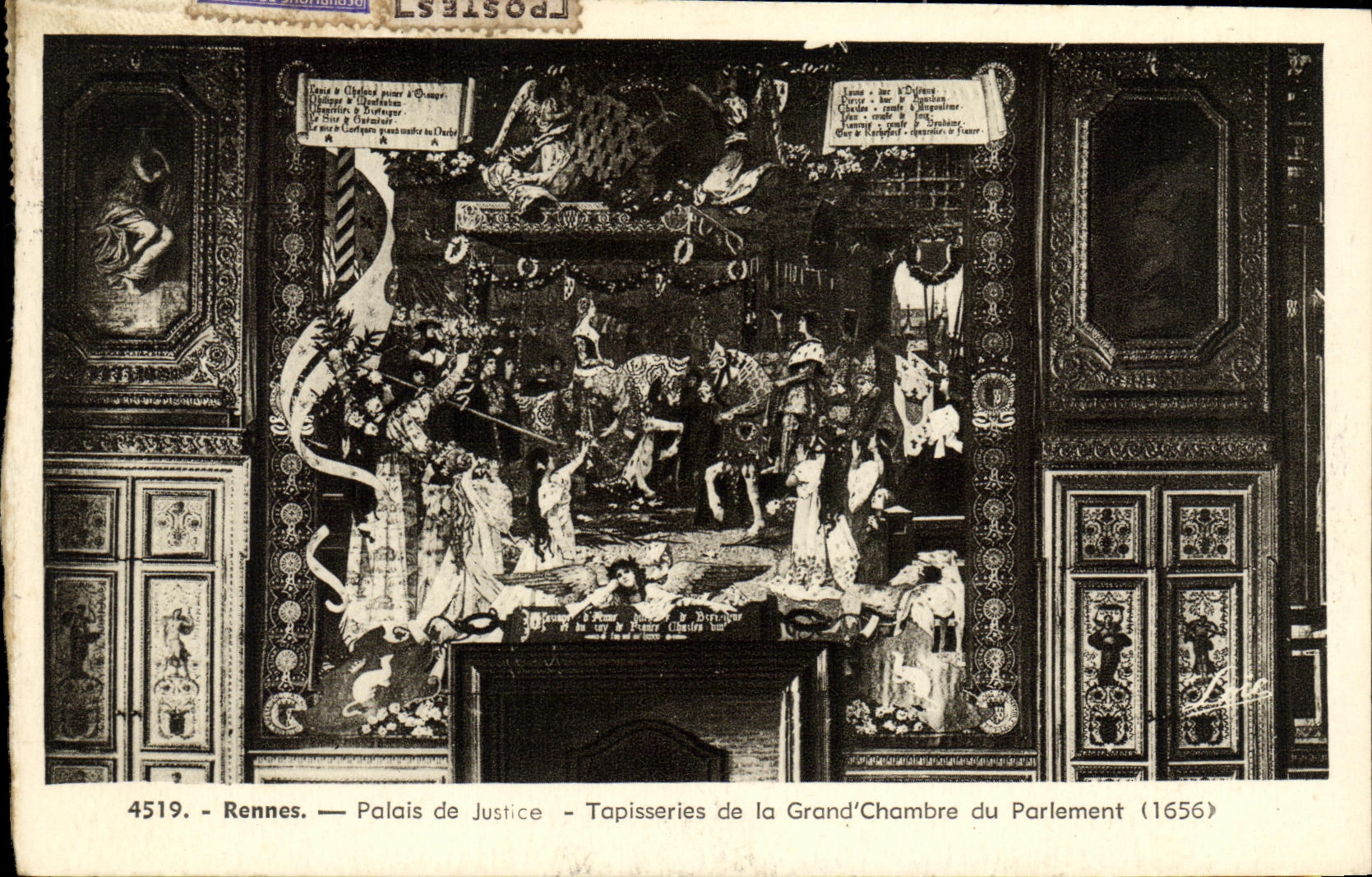 Rennes — Palais de Justice — Tapisseries de la Grand'Chambre du Parlement (1656) — Éditeur : Laurent-Nel