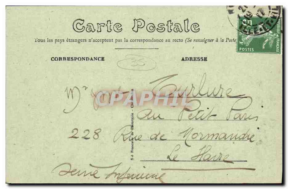 Rennes — Les Quais, pris du Pont de Berlin — E. Mary-Rousselière édit, Rennes — Achterkant