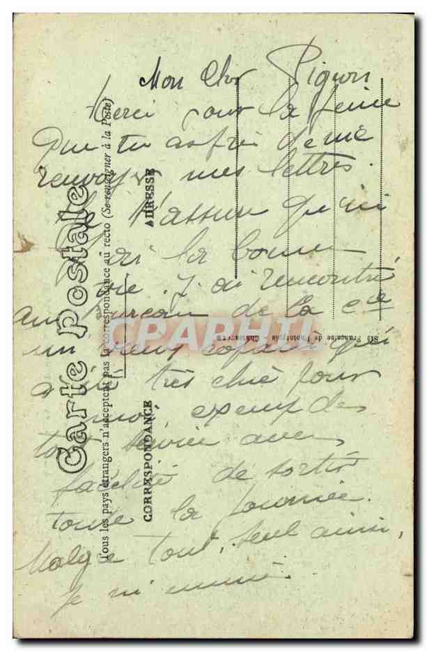 CPA Rennes Le Lycee Hopital militaire numero 1 Militaria — Rückseite