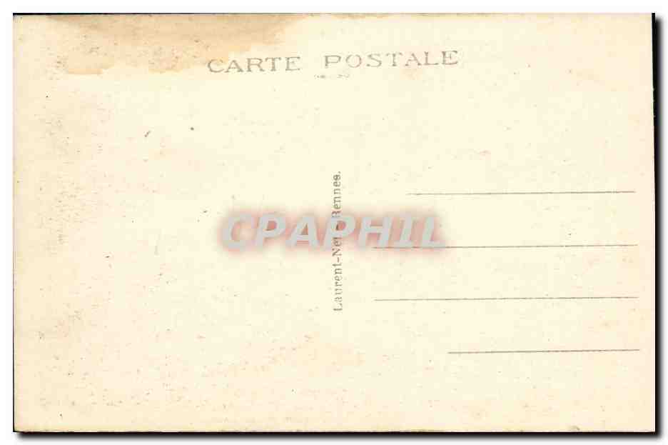 Rennes — Quai Duguay-Trouin et Quai Lamennais — éditeur Laurent-Néel, n° 713 — Verso