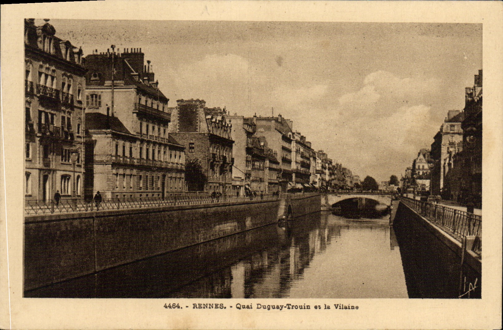 Rennes - Quai Duguy-Trouin et la Vilaine — Laurent-Nel, n°4464