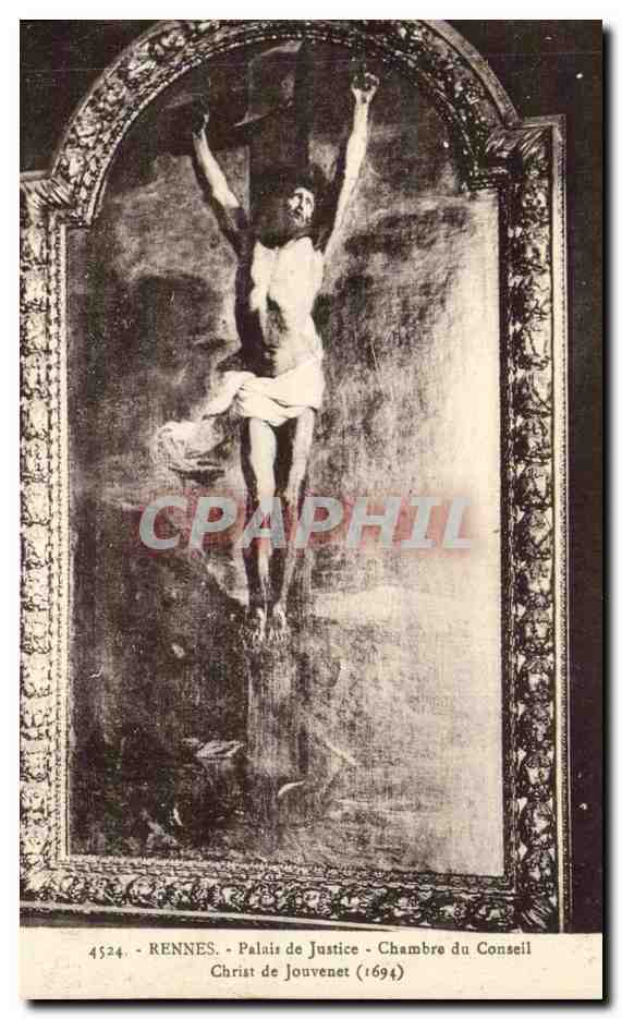 Rennes - Palais de Justice - Chambre du Conseil - Christ de Jouvenet (1694)