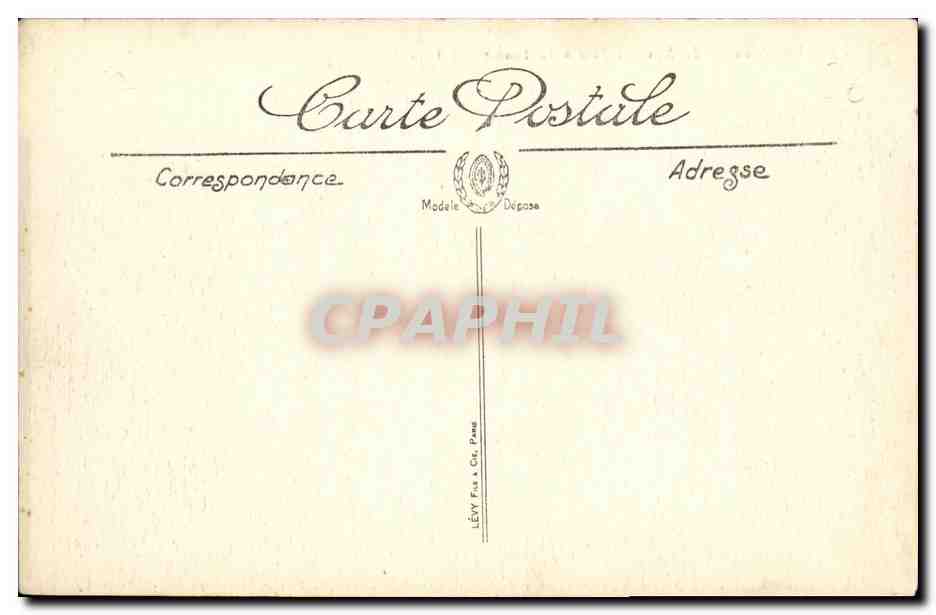 CPA Rennes Le Noveau Jardin du Thabor — Rückseite