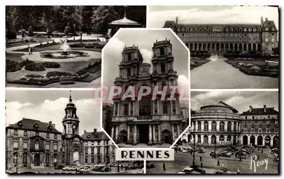 Rennes — vue panoramique — Rosy