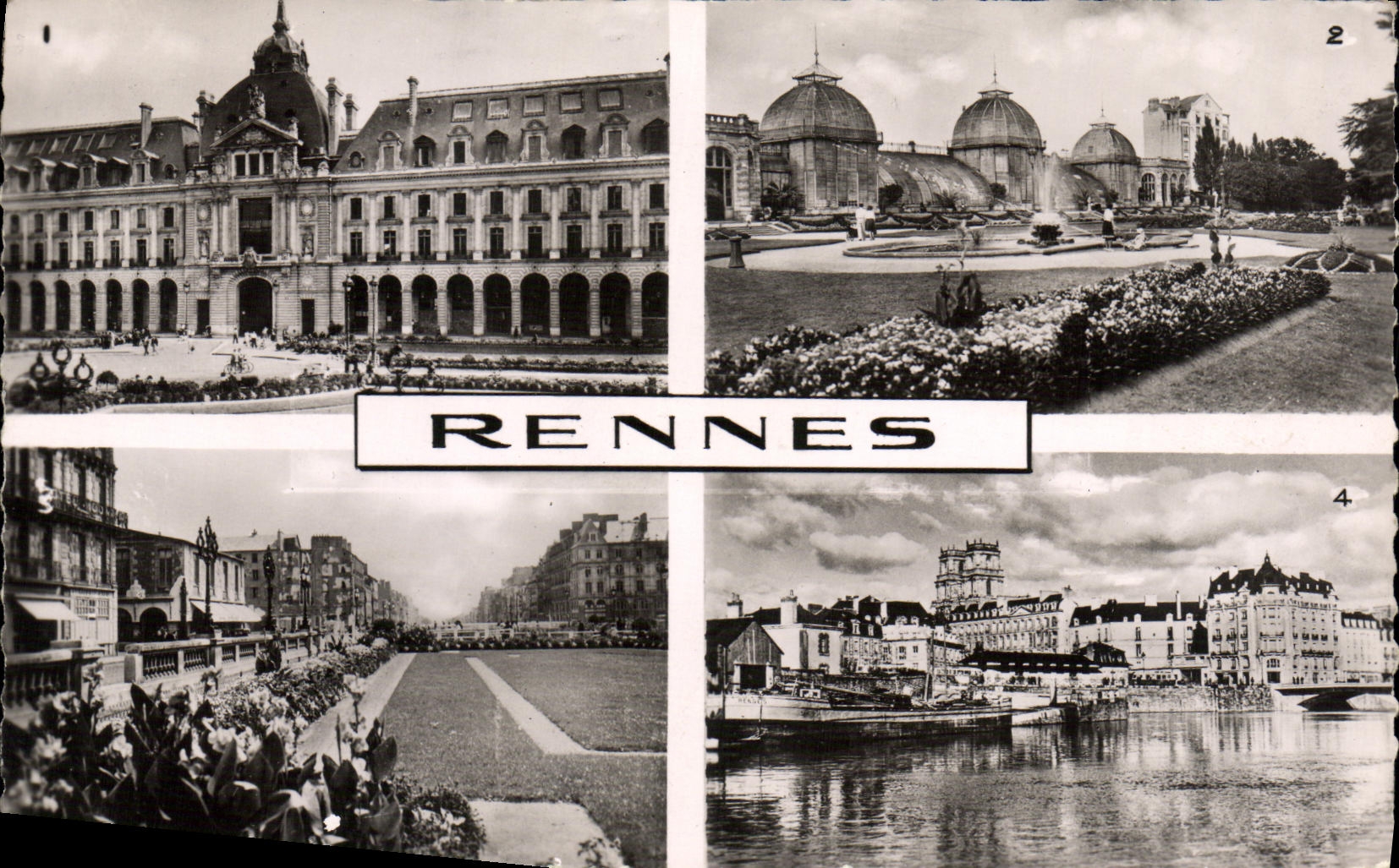 Rennes — Vue panoramique — Éditions photo au bromure