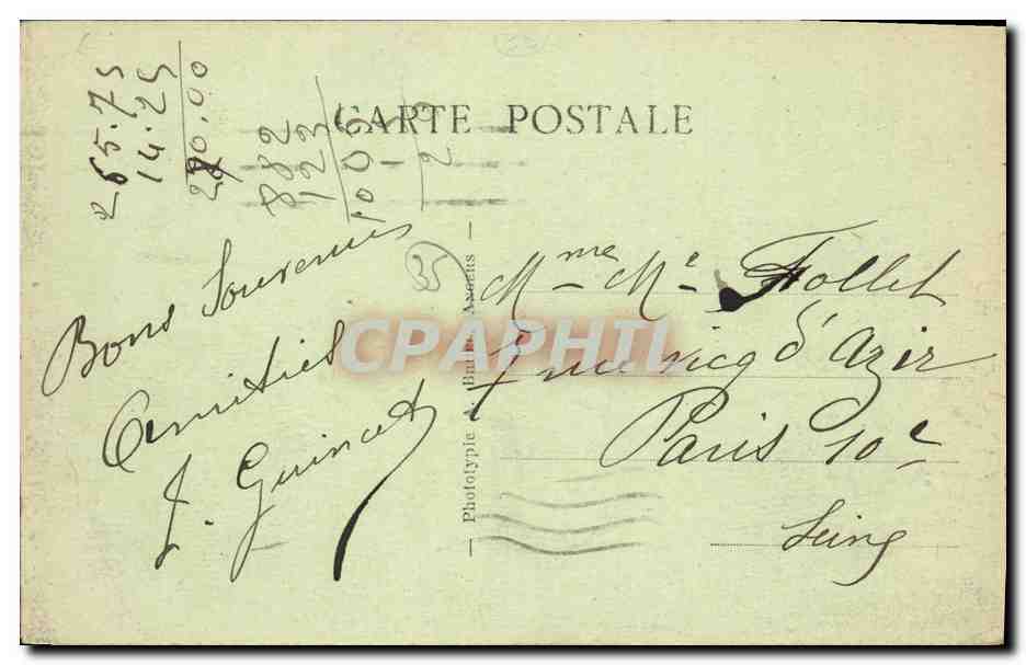 CPA Rennes Vue generale cote sud ouest — Rückseite