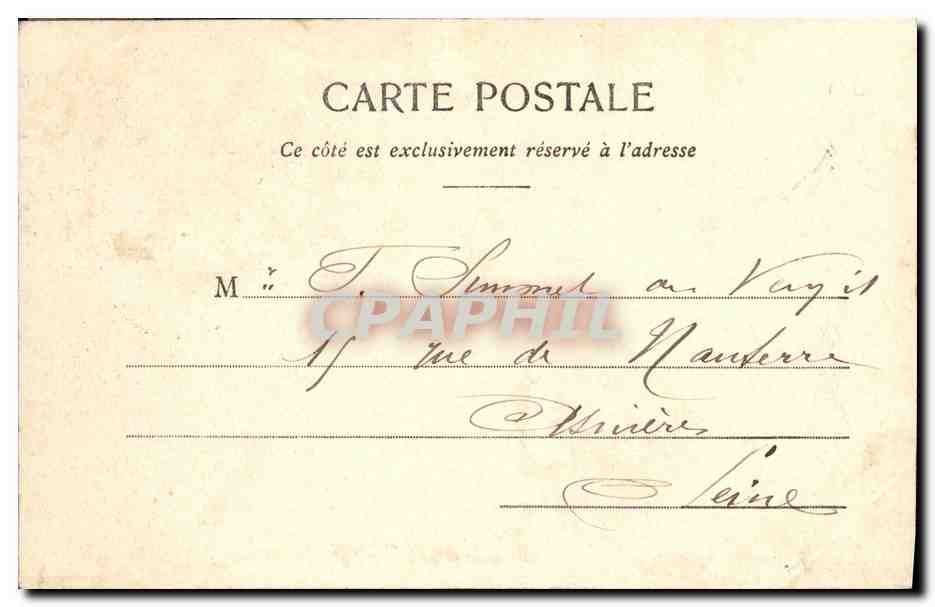 Rennes - Ancien Parlement de Bretagne — Collection L.-B.-R., Rennes, n°26 — Verso