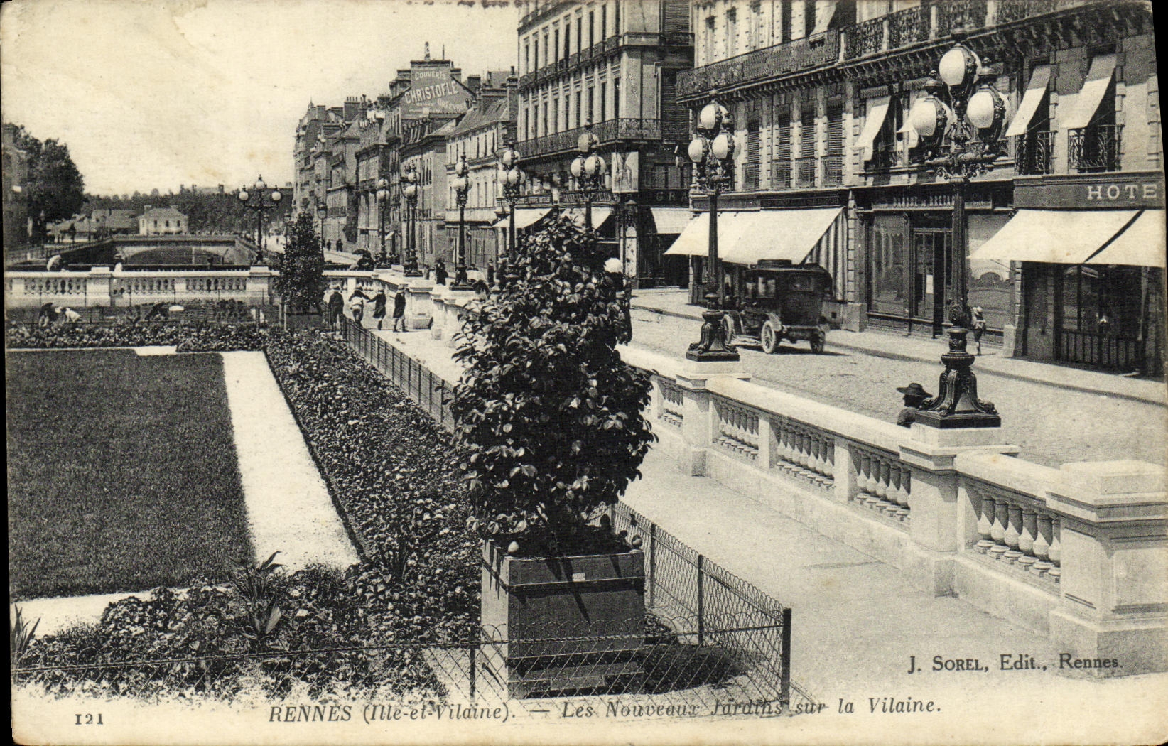 CPA Rennes Les Nouveaux Jardins sur la Vilaine
