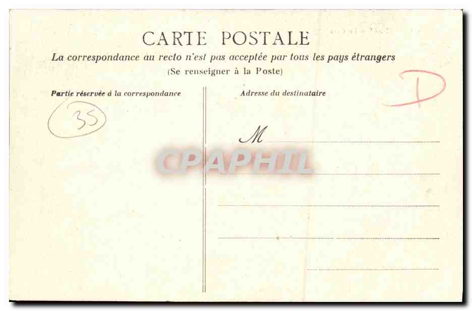 Rennes - La Gare — Collection A. Dechelette, Rennes — n°145 — Reverso