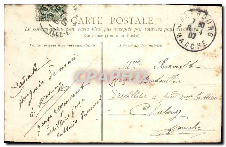 Rennes — Un coin du Jardin des Plantes. La Volière — A.G. 65 — Verso