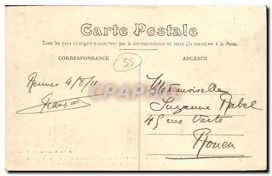 Rennes — L'Incendie du Palais du Commerce — Éditeur E. Mary-Rousselière — Reverso