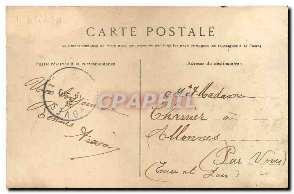 CPA Rennes La Voliere du Jardin des plantes — Back